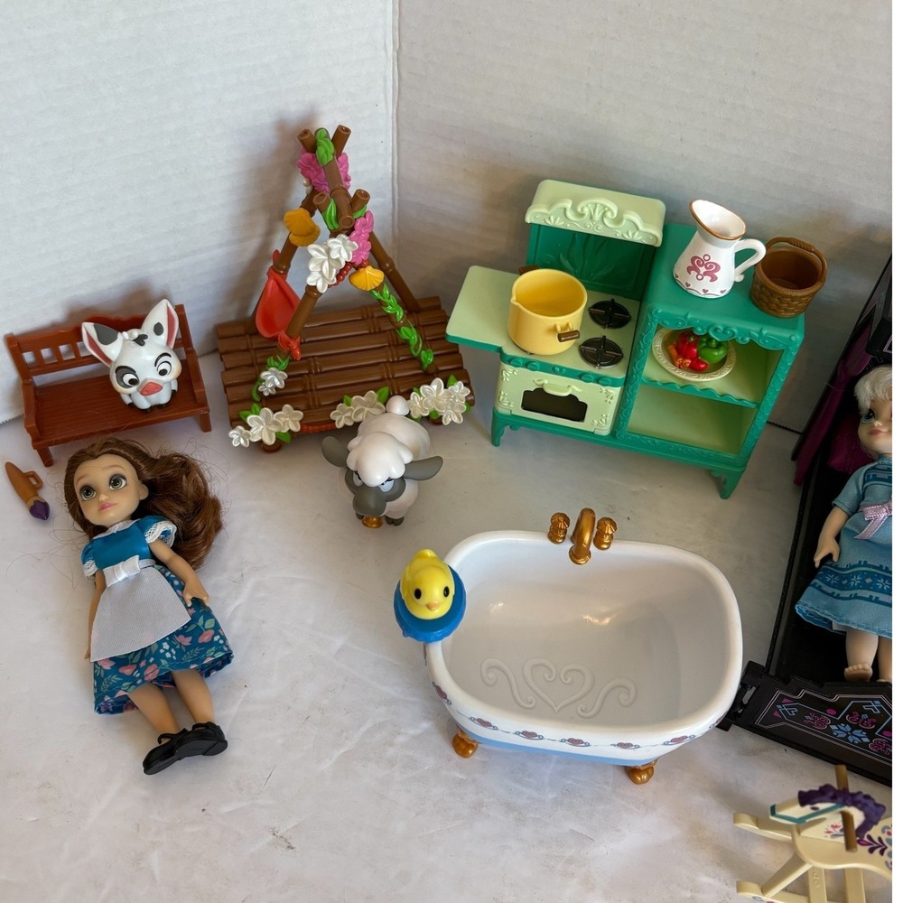 Disney Animators Collection Once Upon a Story Play Set Mixed Lot - Picture 3 of 4